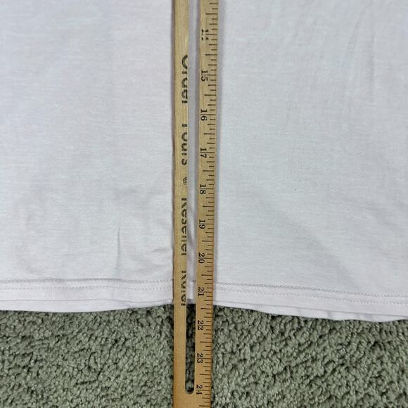 Life Is Good Top Womens S Pink Sleep Shirt Flower Pots Button Front Pajamas READ - Picture 9 of 11